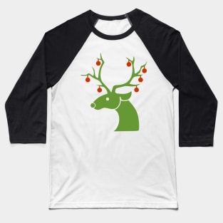 Christmas Reindeer Baseball T-Shirt